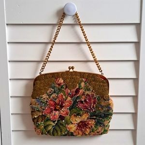 Beautiful Austrian Jolles Original Tapestry Vintage Purse